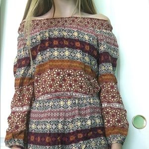 Off the shoulder romper